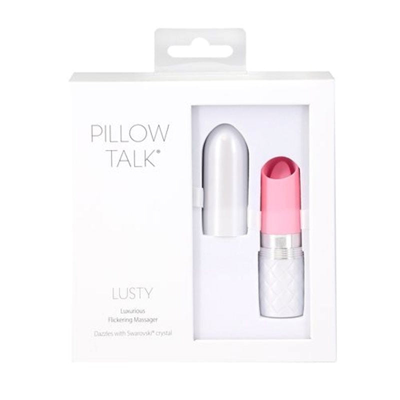 BMS Factory Pillow Talk Lusty Flickering Massager with Flickering Tongue - - Clit Ticklers and Pulsators