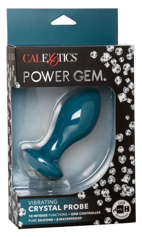 California Exotics Power Gem Vibrating Crystal Probe 10 Vibration Modes - Anal Vibrators