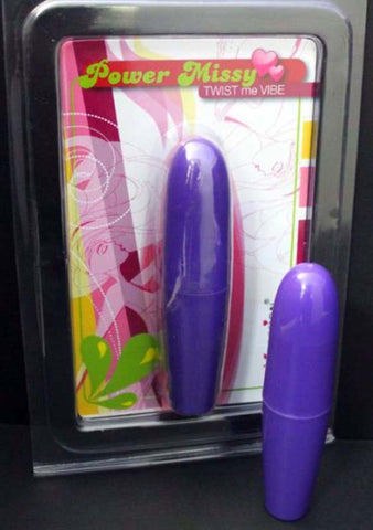Maxpassion Power Missy Twist Me Compact Discreet Clitoral Vibrator - Personal Massagers