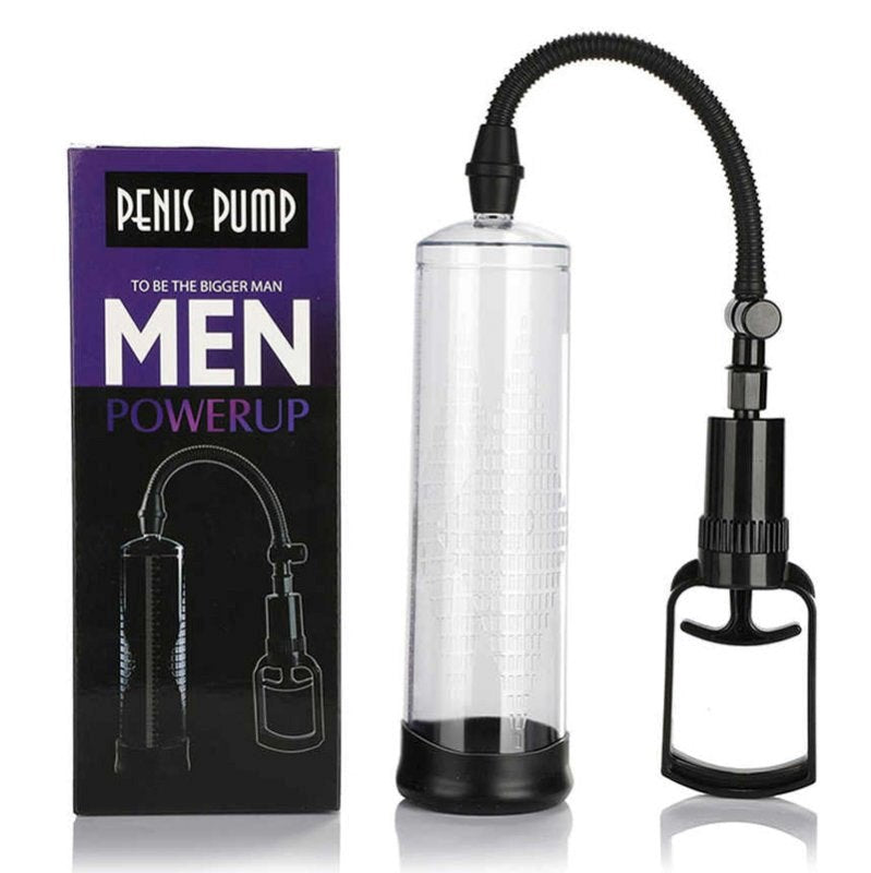 BDStyle Power Up Basics Penis Pump with Clear Cylinder and Hand Pump - - Penis Pumps And Stretchers