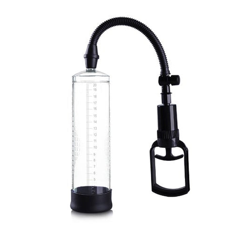 BDStyle Power Up Basics Penis Pump with Clear Cylinder and Hand Pump - Penis Pumps And Stretchers