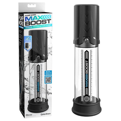 Pipedream Products Pump Worx Max Boost Metal Cock Ring - Realistic Dildos