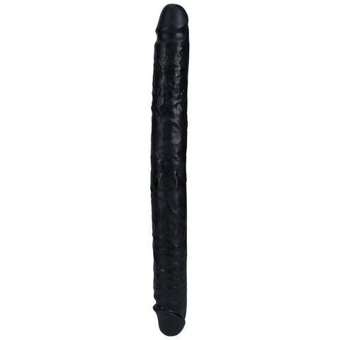 Shots Toys REALROCK 35cm Slim Double Dildo with Suction Cup Base - Realistic Dildos