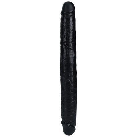 Shots Toys REALROCK 35cm Thick Double Dildo with Suction Cup Base - Double Ender