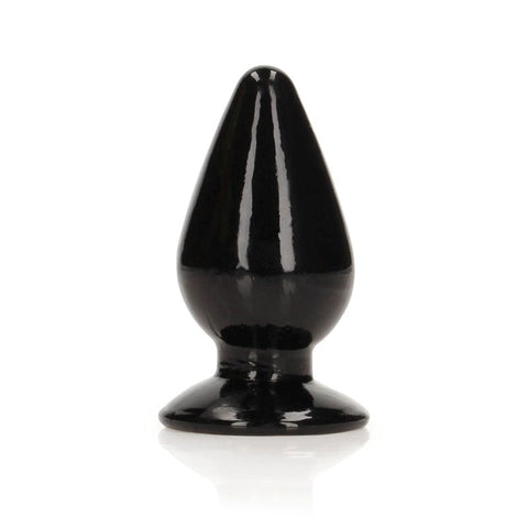 Shots Toys REALROCK 9 cm Anal Plug Crystal Clear TPE with Suction Cup - Realistic Dildos