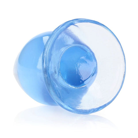 Shots Toys REALROCK 9 cm Anal Plug Crystal Clear TPE with Suction Cup - Realistic Dildos