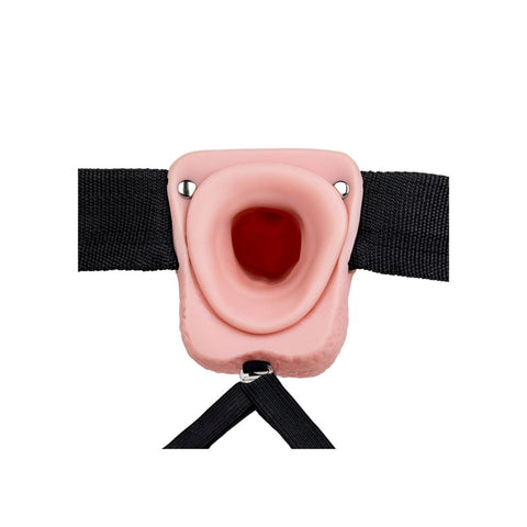 Shots Toys REALROCKs 23 cm Adjustable Vibrating Strap On Body Safe Silicone - Realistic Dildos