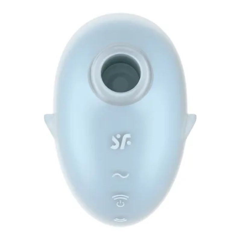 Satisfyer Cutie Ghost Double Air Pulse Clitoral Vibrator with Dual Motors - - Clit Ticklers and Pulsators