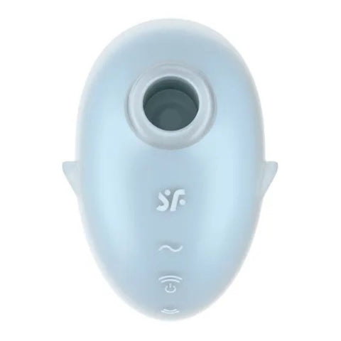 Satisfyer Cutie Ghost Double Air Pulse Clitoral Vibrator with Dual Motors - Clit Ticklers and Pulsators