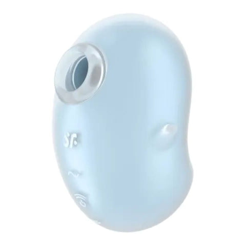 Satisfyer Cutie Ghost Double Air Pulse Clitoral Vibrator with Dual Motors - Clit Ticklers and Pulsators