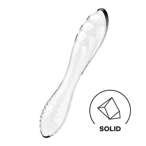 Satisfyer Dazzling Crystal 1 G Spot Glass Dildo Premium Borosilicate - Glass Sex Toys