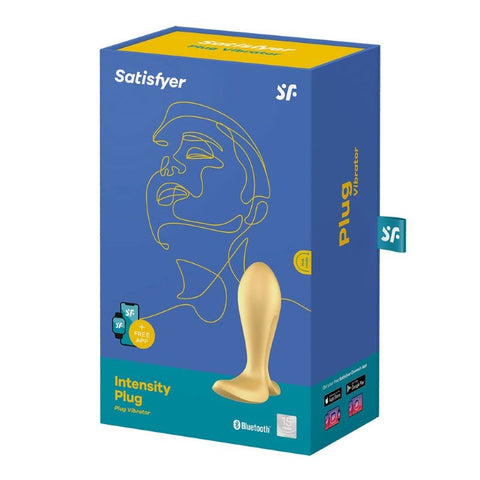 Satisfyer Intensity App Control Anal Butt Plug with Smart Vibrations - Rabbit Vibrators