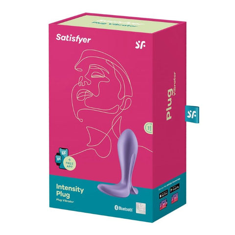 Satisfyer Intensity App Control Anal Butt Plug with Smart Vibrations - Rabbit Vibrators