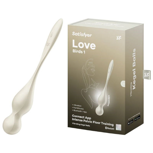 Satisfyer Love Birds 1 App Control Kegel Exercisers with Smart Vibration - - Clit Ticklers and Pulsators