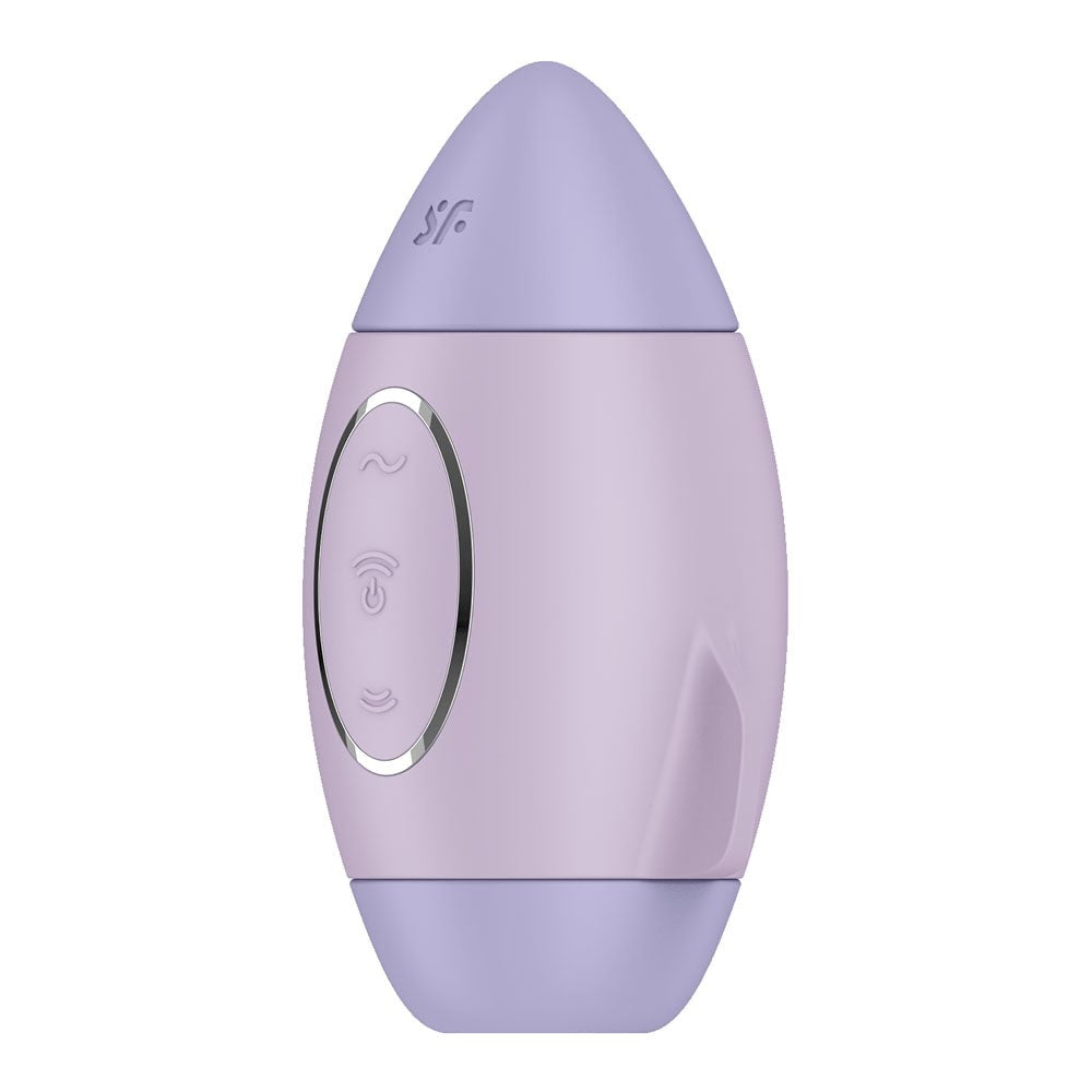 Satisfyer Mission Control Double Air Pulse Clitoral Vibrator Dual Motors - - Pussy And Clit Toys
