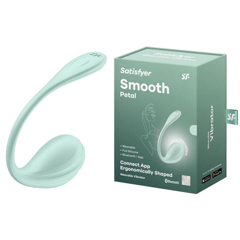 Satisfyer Smooth Petal App Control 12 Functions G Spot Vibrator Smartphone - Clit Ticklers and Pulsators