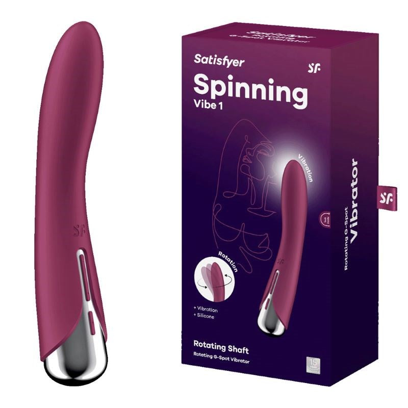 Satisfyer Spinning Vibe 1 Multi Functions G Spot Massager - - Rabbit Vibrators