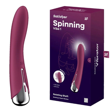 Satisfyer Spinning Vibe 1 Multi Functions G Spot Massager with Rotation - Rabbit Vibrators