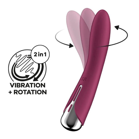Satisfyer Spinning Vibe 1 Multi Functions G Spot Massager with Rotation - Rabbit Vibrators