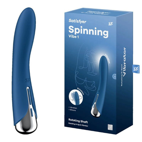 Satisfyer Spinning Vibe 1 Multi Functions G Spot Massager with Rotation - Rabbit Vibrators