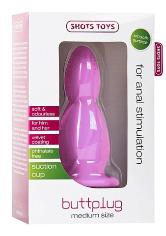 Shots Toys Buttplug Medium Size Premium Silicone Anal Plug - Butt Plugs
