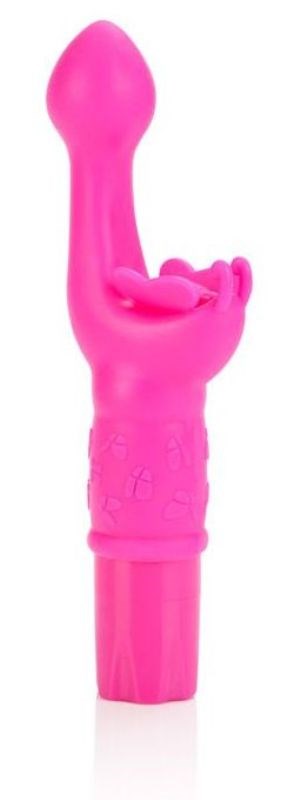 California Exotics Silicone Butterfly Kiss Dual Motor Vibrator - Rabbit Vibrators