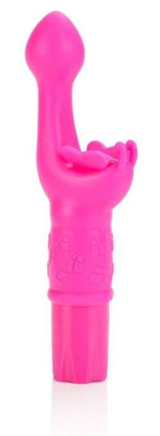 California Exotics Silicone Butterfly Kiss Dual Motor Vibrator - Rabbit Vibrators