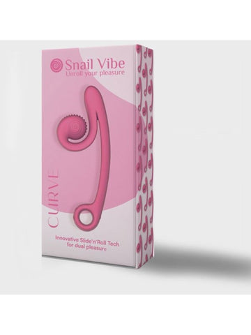 Svibe Snail Vibe Curve Seamless G Spot and Clitoral Pleasure Vibrator - Remote Control Vibrators