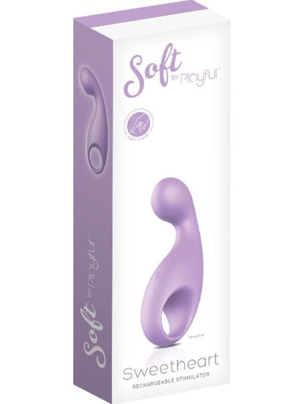 Evolved Soft By Playful Sweetheart Rechargeable Stimulator Curved Bulbous - - Clit Ticklers and Pulsators