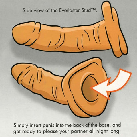 Sportsheets Everlaster Stud Hollow Strap On Harness for Erectile Support - Strap On Sextoys