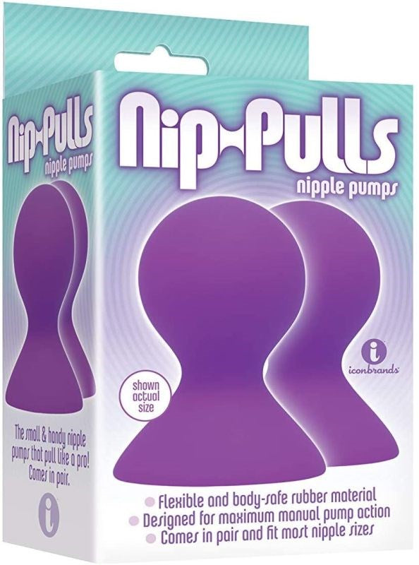 Icon Brands The 9S Nip Pulls Nipple Pumps Medical Grade Silicone - - Breast and Nipple Toys