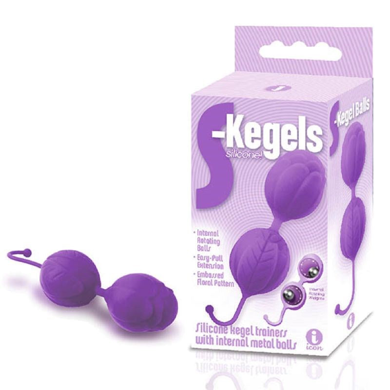 Icon Brands Revitalize Intimate Wellness The 9s S Kegels Silicone Kegel Balls - - Love Eggs and Kegel Exercisers