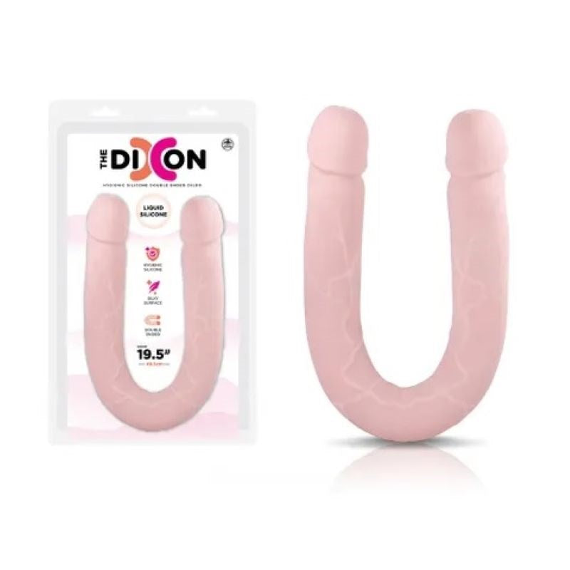NANMA Corporation The Dixon Silicone 50cm Double Ended Dong Premium Silicone - - Bullet Vibrators