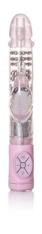 California Exotics Thrusting Action Jack Rabbit Vibrator with Thrusting Beads - Rabbit Vibrators