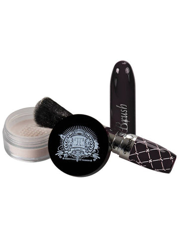 Shots Toys Touche Elite Powder Brush Massager with Ten Vibration Modes - Novelty Vibrators