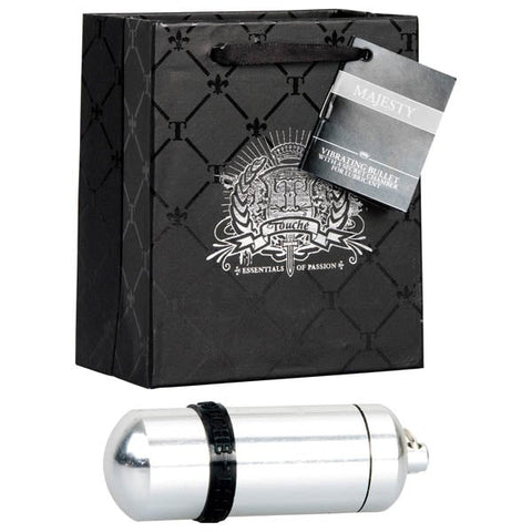 Shots Toys TOUCHE Majesty Jewel Big Metal Anal Plug with Decorative Jewel - Bullet Vibrators