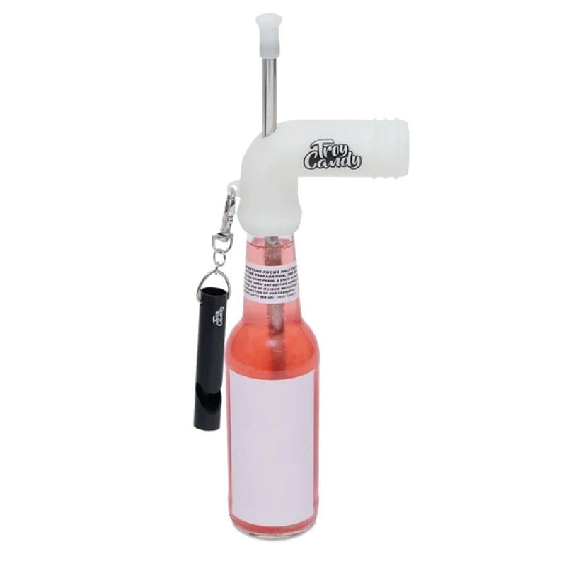 Troy Candy Pastel Snorkel Stainless Steel Drinking Tube with Bottle Opener - - Strap On Sextoys