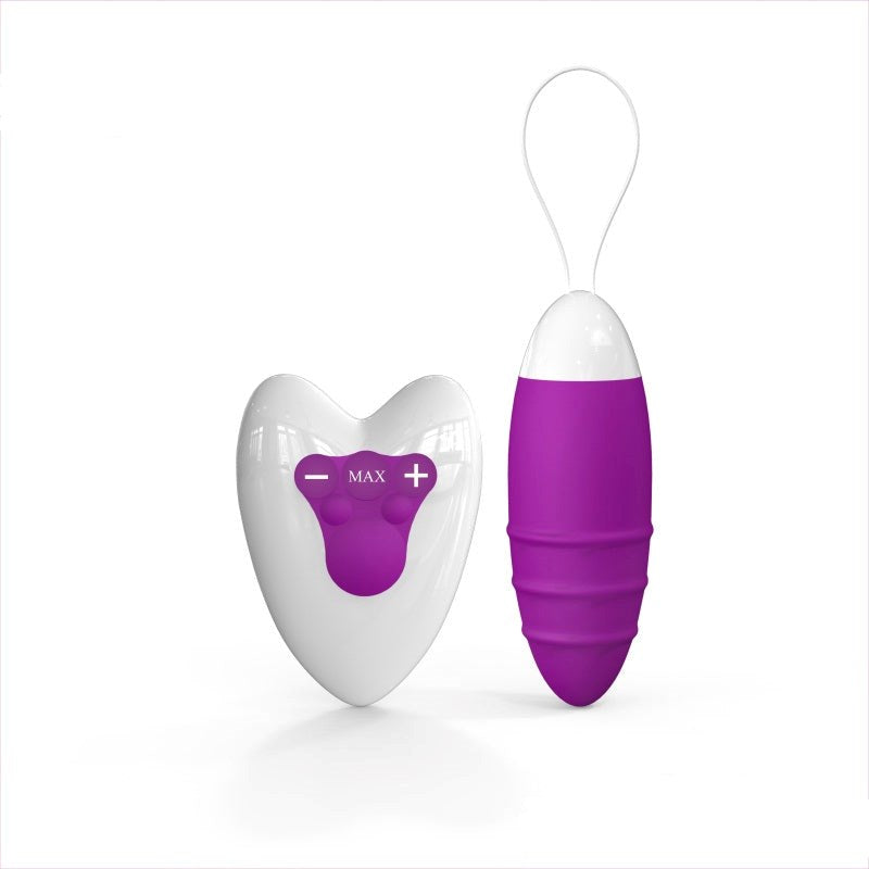 Romant Vibrating Love Egg Purple Wireless Vibrator Remote Control - - Love Eggs and Kegel Exercisers