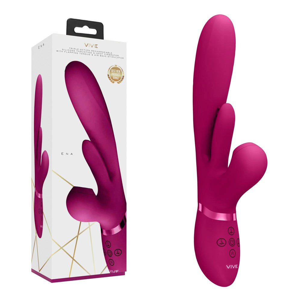 Shots Toys VIVE Ena Three Motor Vibrator with 1000 Custom Settings - - G-Spot Vibrators