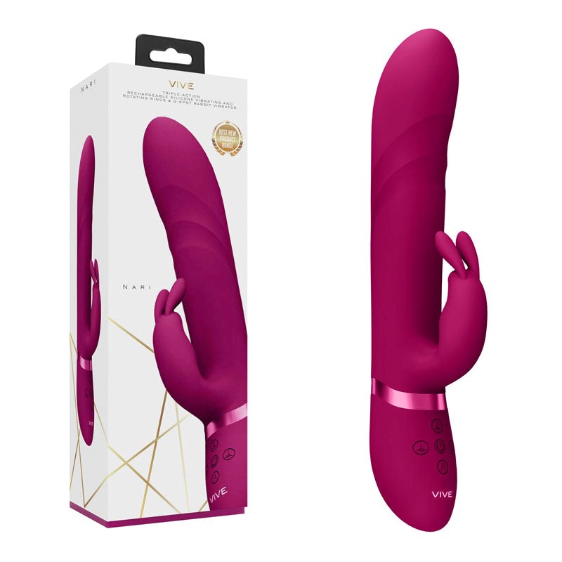 Shots Toys Vive Nari Customizable Rabbit Vibrator with 1000 Combinations - - Rabbit Vibrators