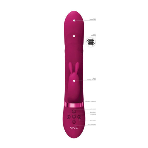 Shots Toys Vive Nari Customizable Rabbit Vibrator with 1000 Combinations - Rabbit Vibrators