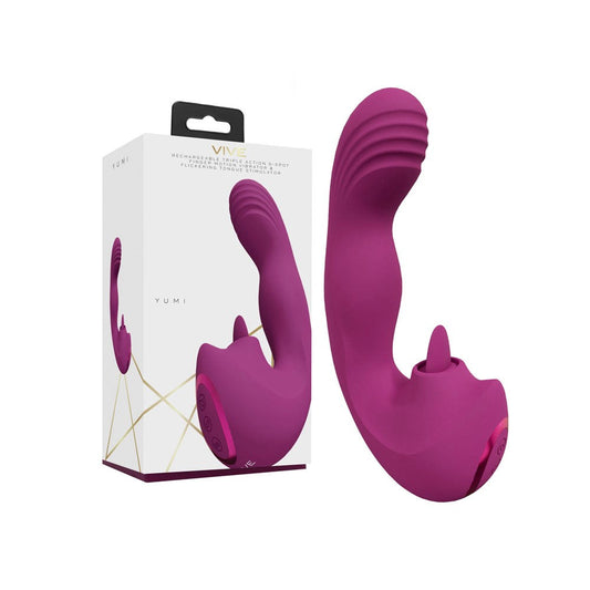 Shots Toys VIVE Yumi Waterproof Bliss 10 Speed Vibrations G Spot Vibrator - - Body Wands