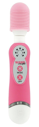 XR Brands Wand Essentials 7 Function Wand Cordless Clitoral Vibrator - Personal Massagers