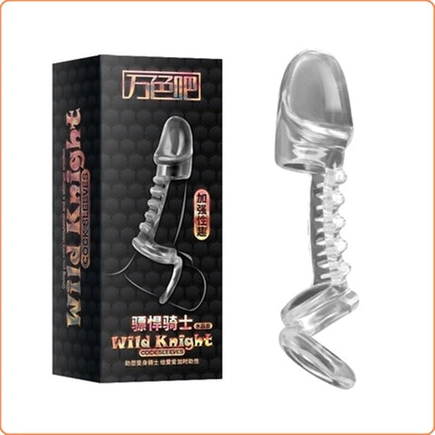 BDStyle Warrion Glans Sleeve With Ball Ring for Enhanced Erection - Pumps, Extenders and Sleeves