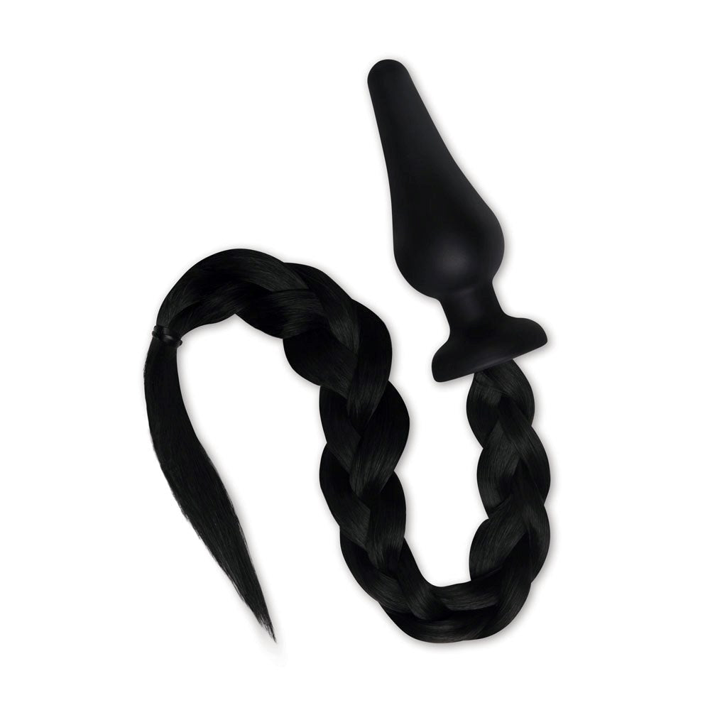 Xgen Products WhipSmart Furry Tales Anal Plug with 4 Inch Ponytail - Butt Plugs