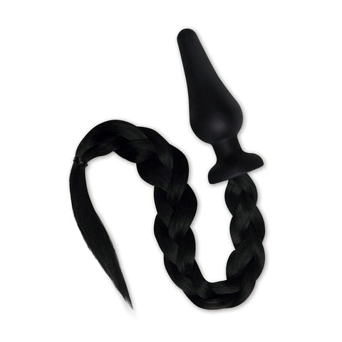 Xgen Products WhipSmart Furry Tales Anal Plug with 4 Inch Ponytail - Butt Plugs