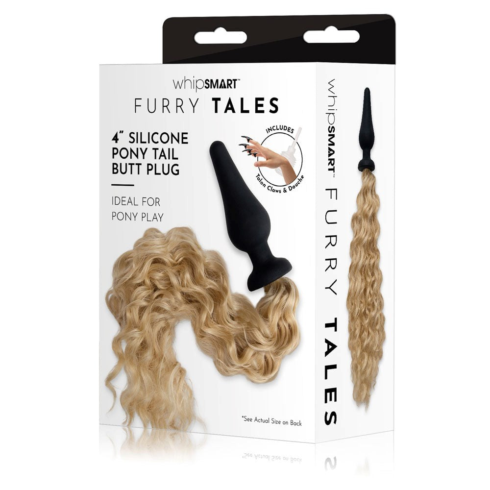 Xgen Products WhipSmart Furry Tales Anal Plug with 4 Inch Ponytail - Butt Plugs
