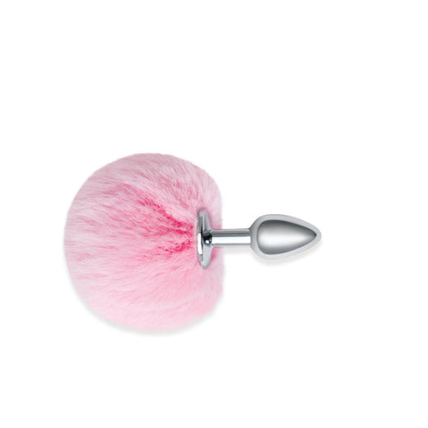 Xgen Products WhipSmart Furry Tales Bunny Tail Anal Plug with Metal Base - Butt Plugs