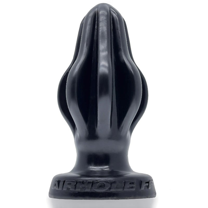 Oxballs Airhole 2 Finned Buttplug Premium Platinum Silicone Anal Sex Toy - - Butt Plugs