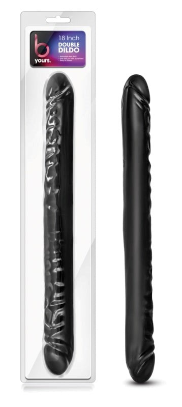 Blush Novelties B Yours Double Dildo 18 inch Flexible Partner Sharing - Non-Realistic Dildos
